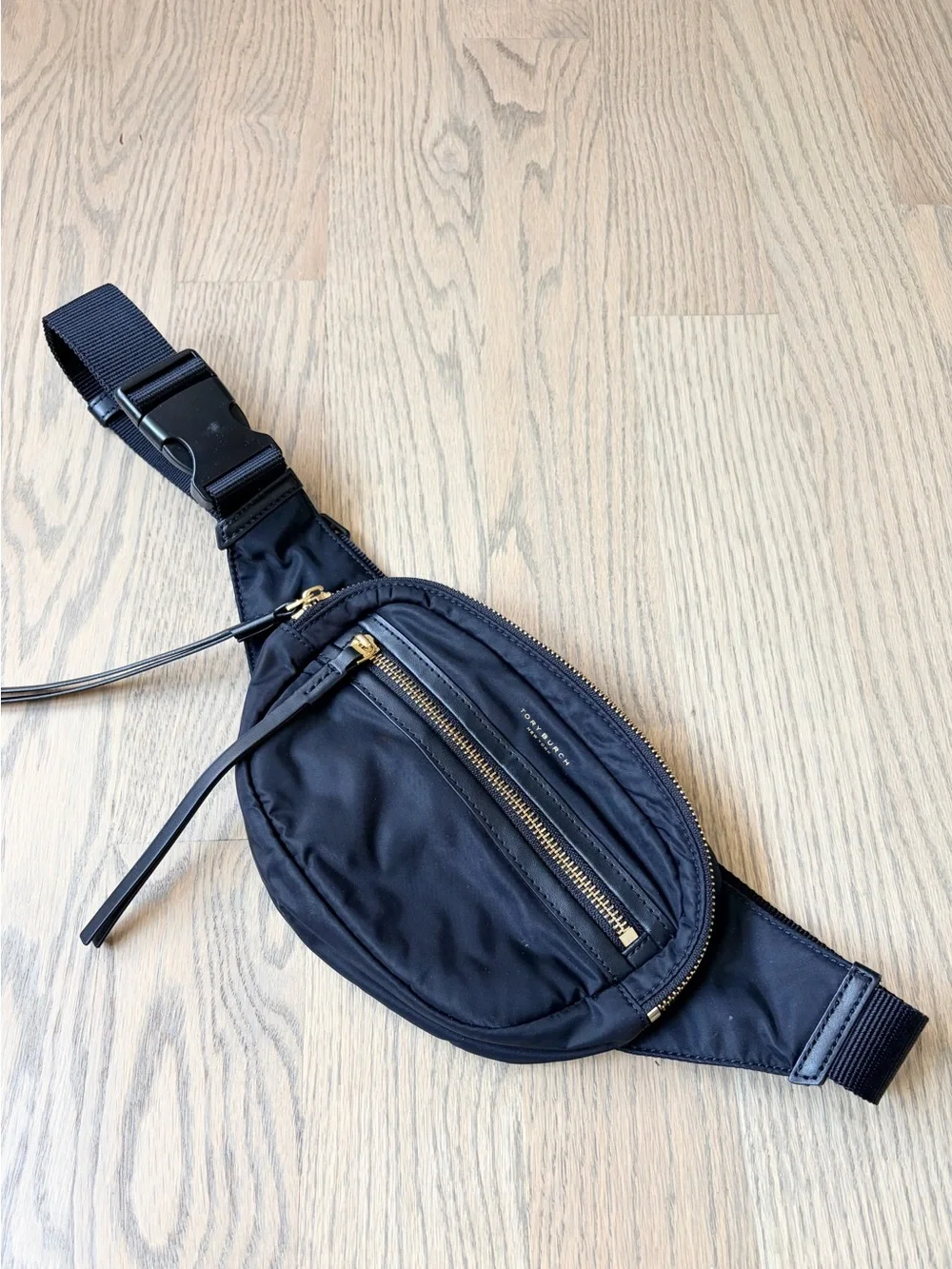 Tory Burch Perry Nylon Belt Bag Black